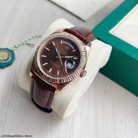 ROLEX DAY-DATE II ROSE MARROM 36MM 118138 SUPER CLONE