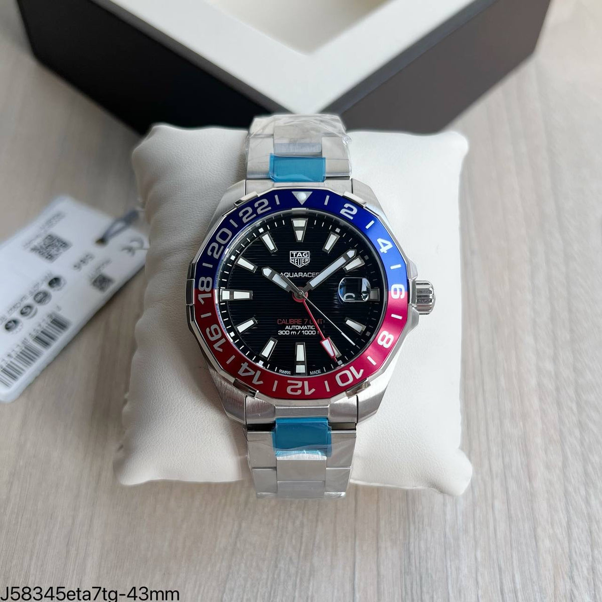 TAG HEUER AQUARACER CALIBRE 7 GMT PEPSI 43MM SUPER CLONE