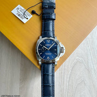 PANERAI LUMINOR MARINA PRATA AZUL 42MM SUPER CLONE