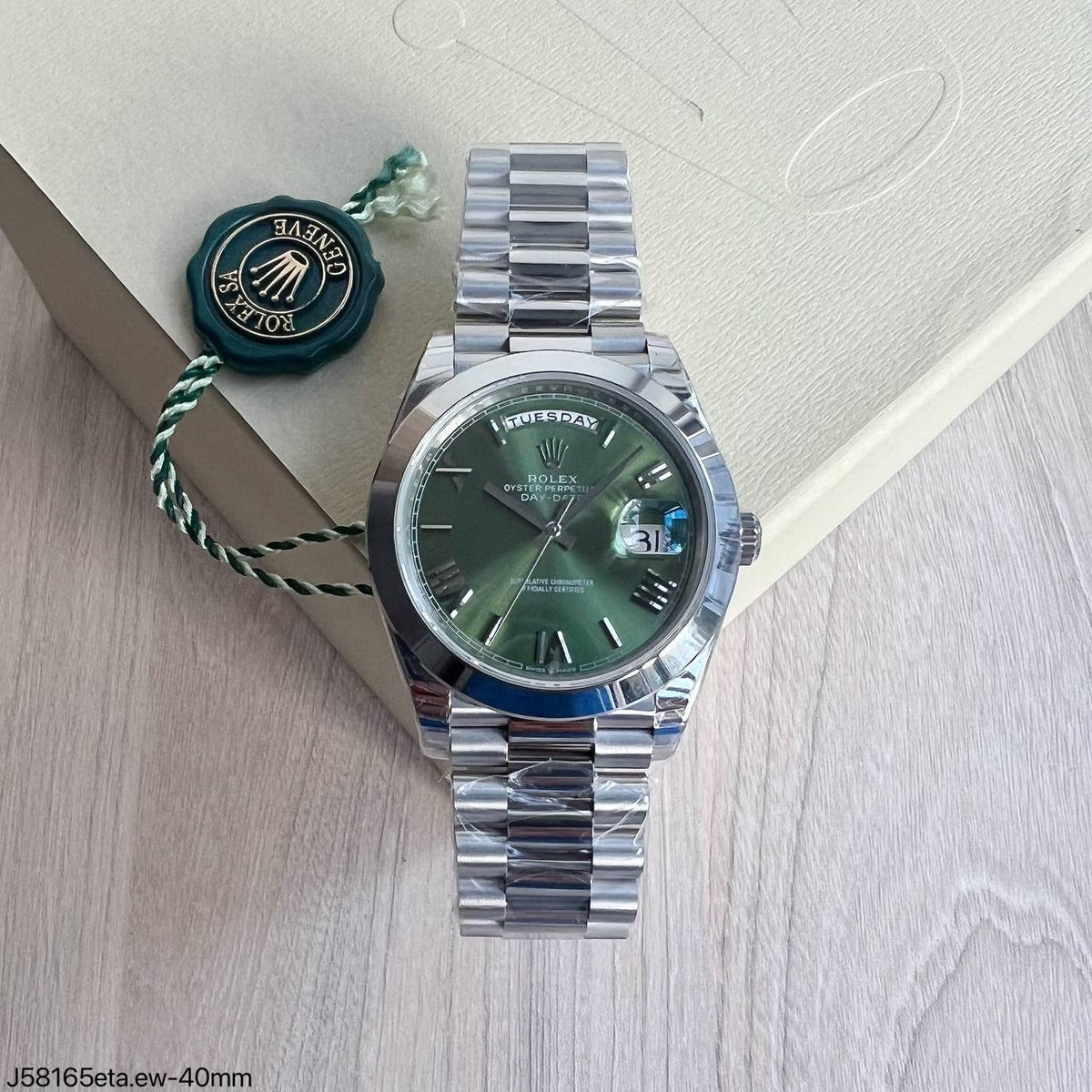 ROLEX DAY-DATE II VERDE 40MM 228239 SUPER CLONE