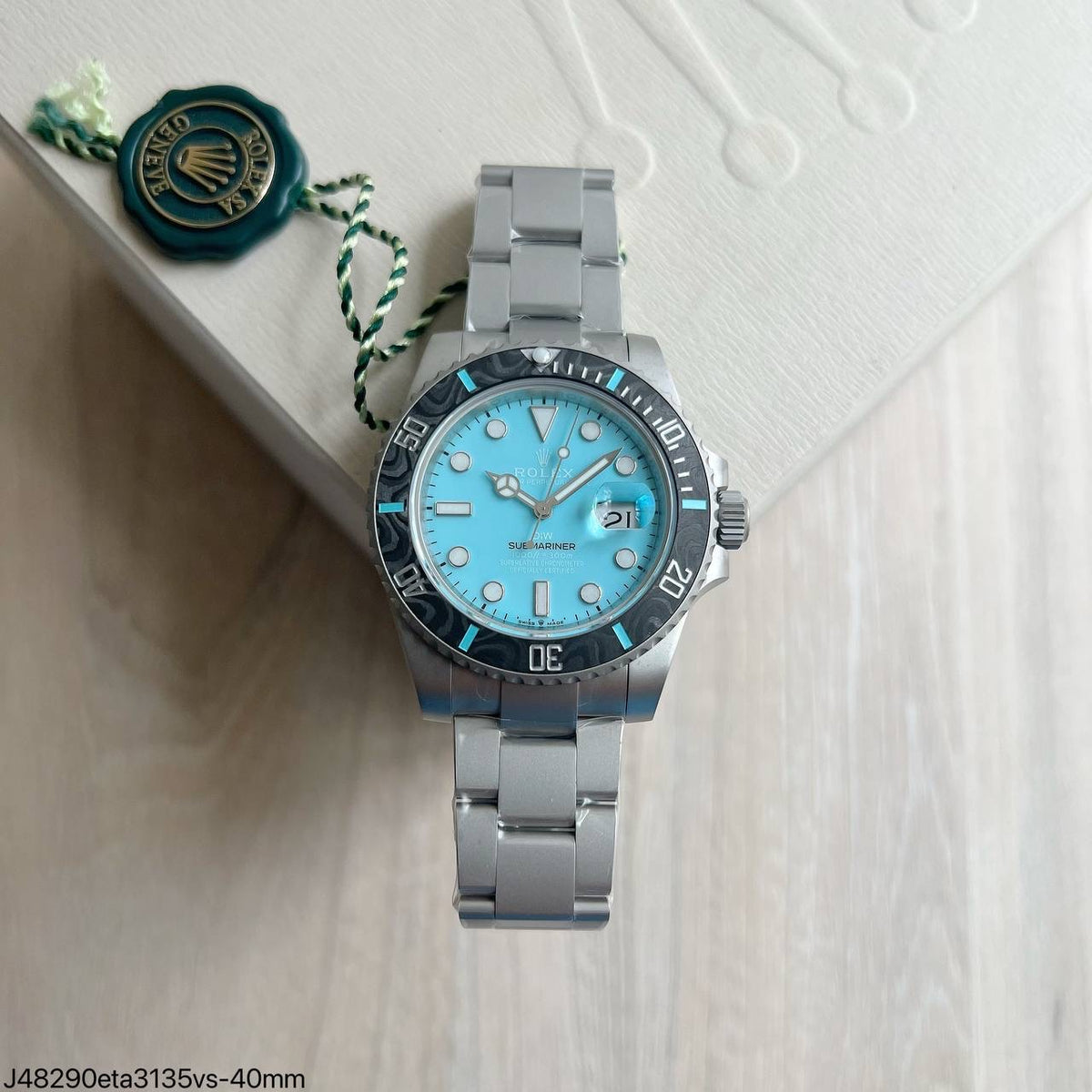 ROLEX SUBMARINER DIW AZUL 40MM SUPER CLONE