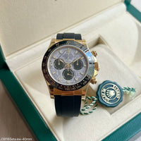 ROLEX DAYTONA 126518LN DOURADO METEORITE BORRACHA 40MM SUPER CLONE
