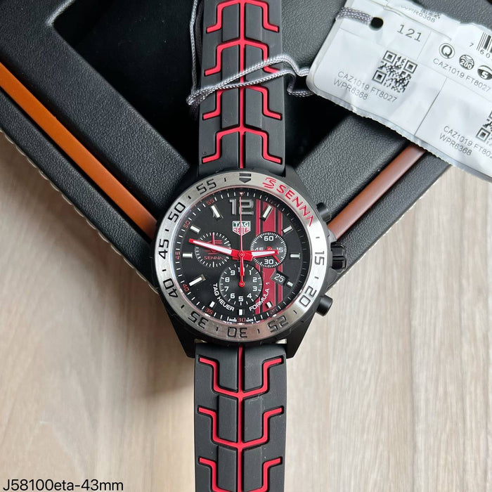 TAG HEUER FORMULA 1 F1 SENNA 43MM CAZ1019 SUPER CLONE