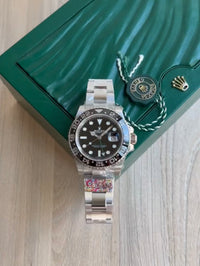 ROLEX GMT MASTER II PRETO  40MM 116710 SUPER CLONE
