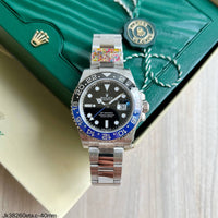 ROLEX GMT MASTER II PRETO AZUL BATMAN  40MM 126710 SUPER CLONE