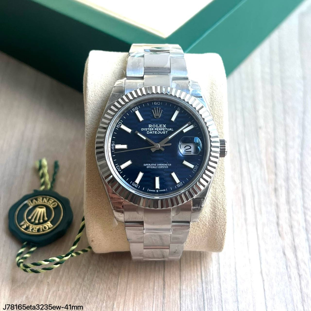 ROLEX DATEJUST AZUL OYSTER  41MM 126334 SUPER CLONE