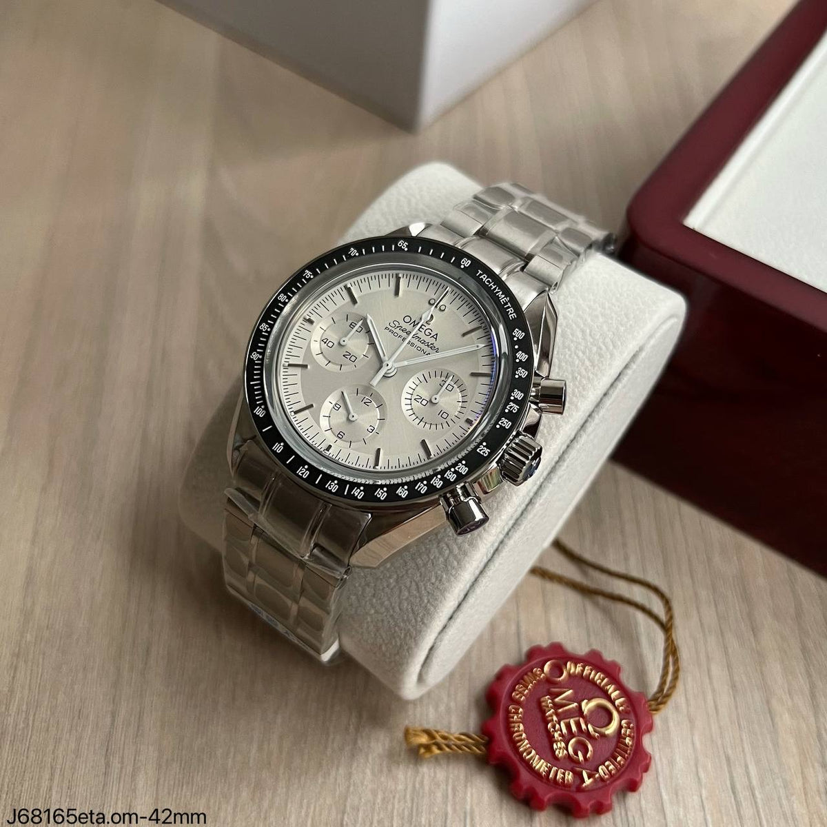 OMEGA SPEEDMASTER PROFESSIONAL 42MM BRANCO SUPER CLONE