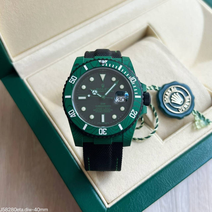 ROLEX SUBMARINER  DIW CARBONO VERDE 40MM SUPER CLONE