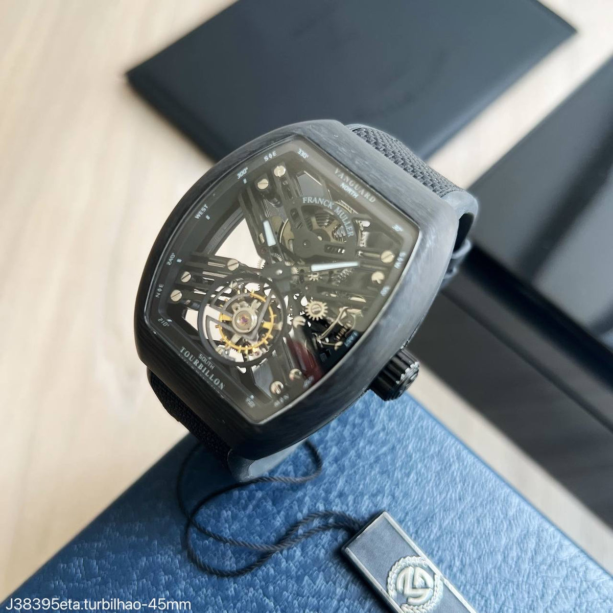 FRANCK MULLER VANGUARD TOURBILLION 43MM SUPER CLONE
