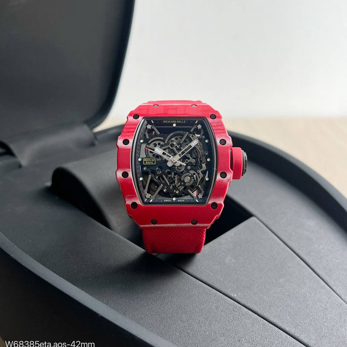RICHARD MILLE RM 035-02 RAFAEL NADAL VERMELHO SUPER CLONE