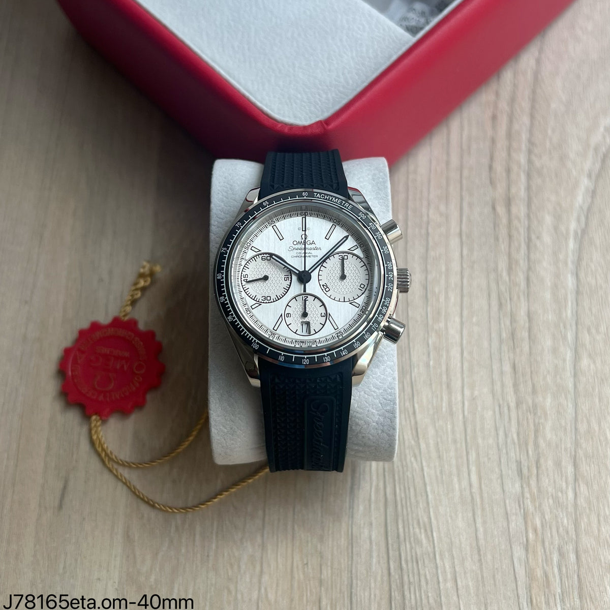 OMEGA SPEEDMASTER RACING BRANCO 40MM SUPER CLONE