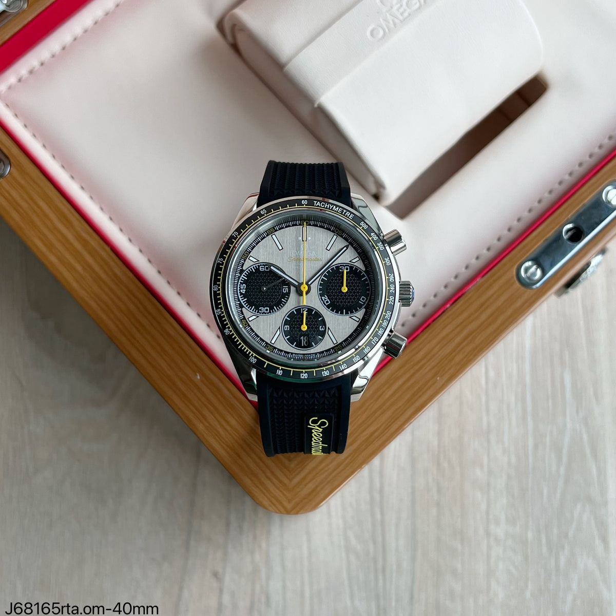 OMEGA SPEEDMASTER RACING CINZA 40MM SUPER CLONE