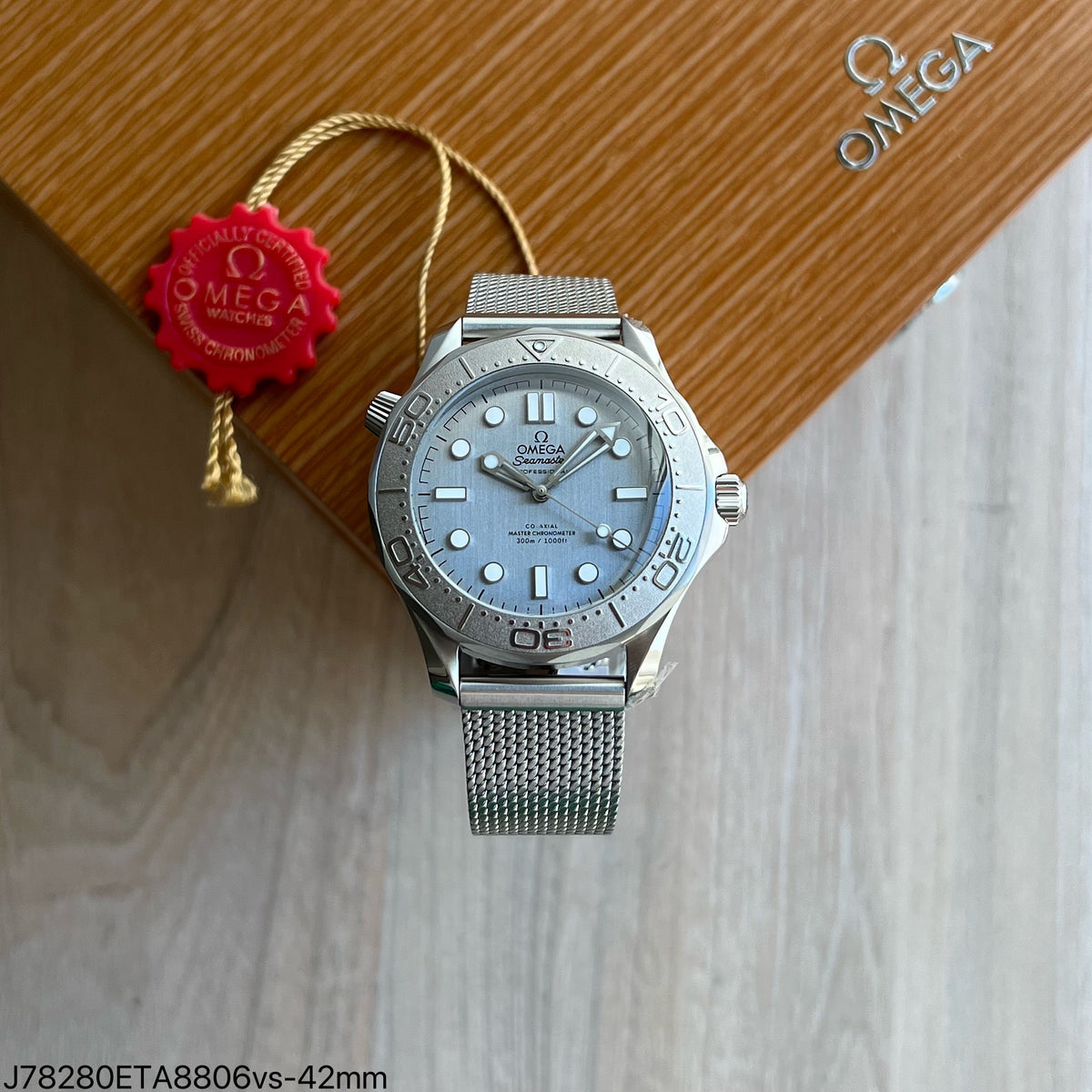 OMEGA SEAMASTER CINZA 42MM SUPER CLONE