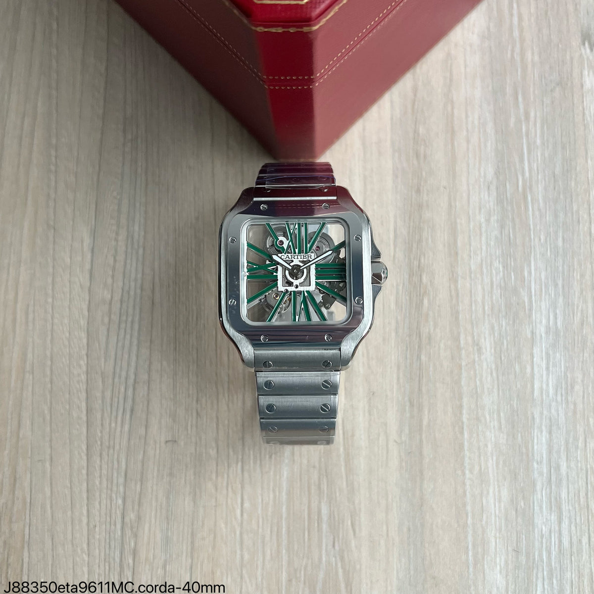 CARTIER SANTOS SKELETON 40MM SUPER CLONE