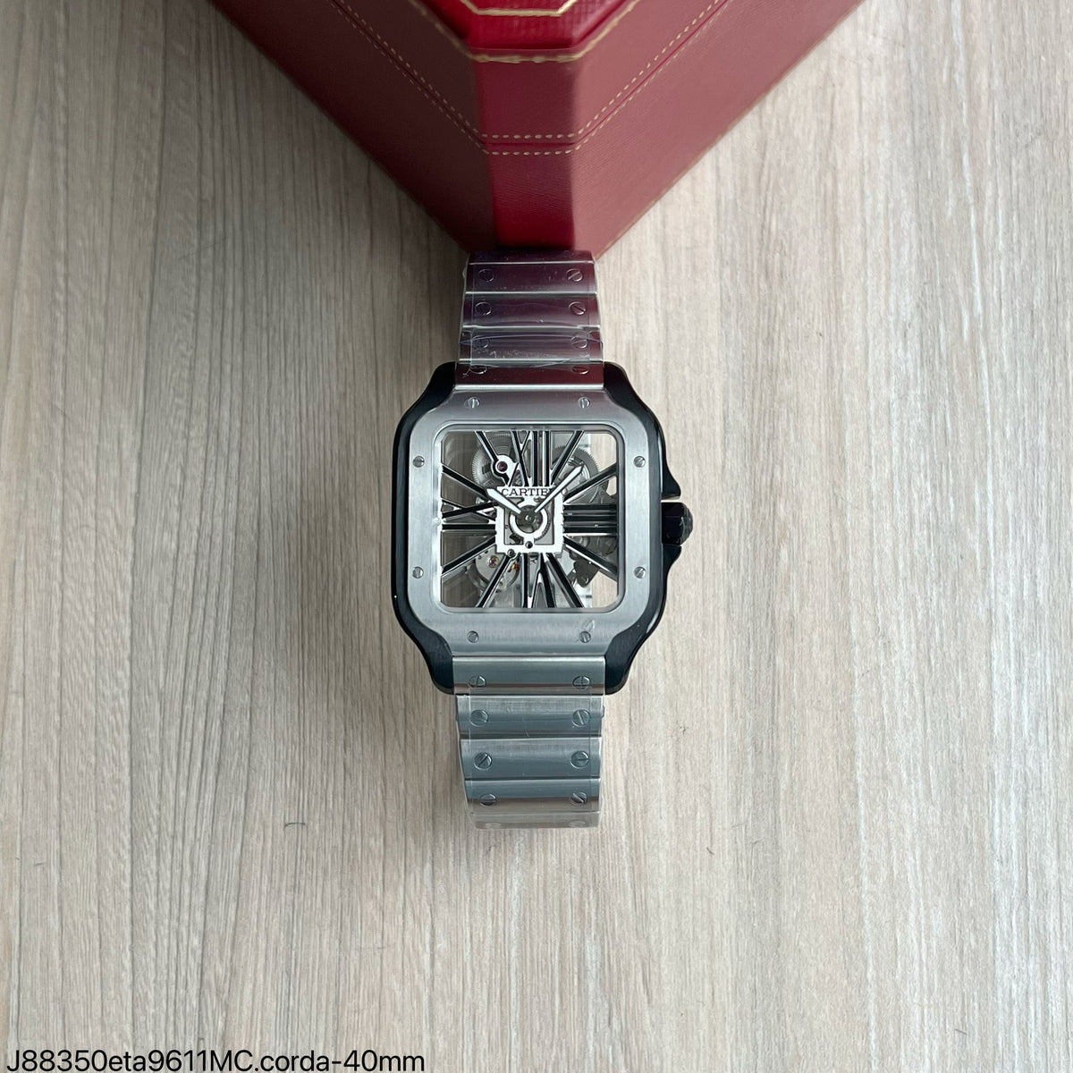 CARTIER SANTOS SKELETON 40MM SUPER CLONE
