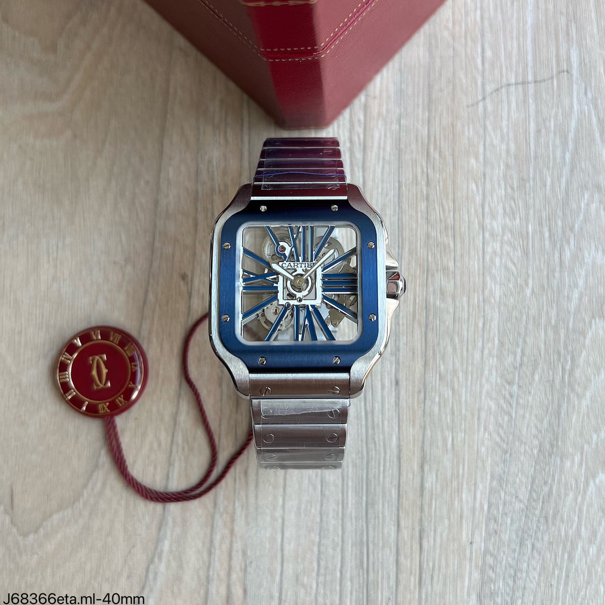 CARTIER SANTOS SKELETON 40MM SUPER CLONE