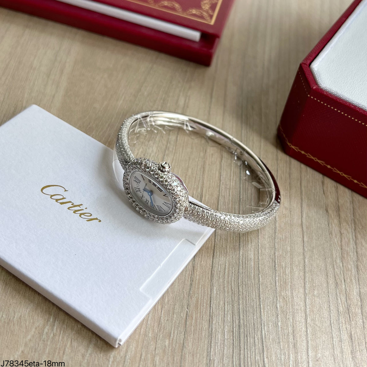CARTIER BAIGNOIRE BRILHANTES 18MM SUPER CLONE