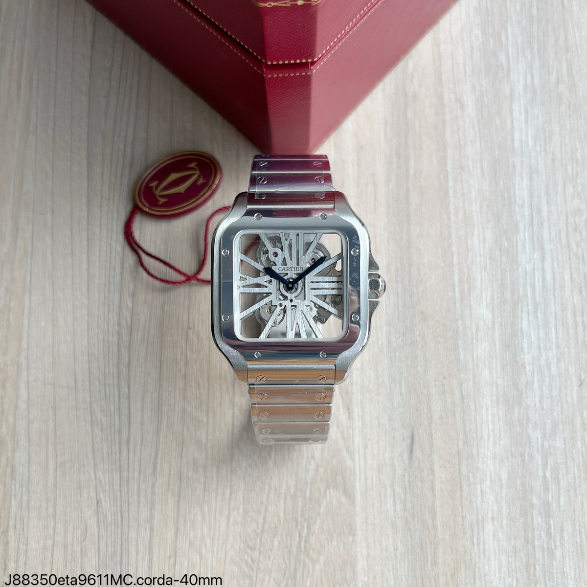 CARTIER SANTOS SKELETON 40MM SUPER CLONE