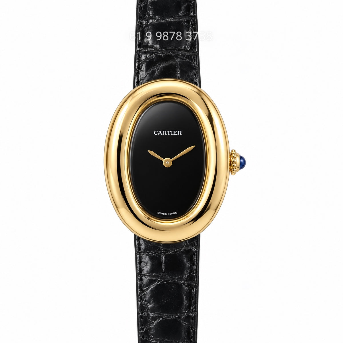 CARTIER BAIGNOIRE DOURADO 22MM SUPER CLONE