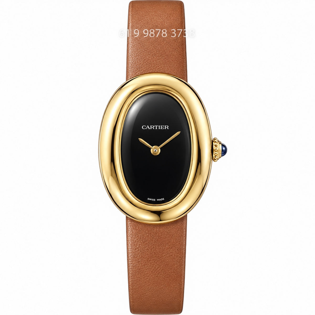 CARTIER BAIGNOIRE DOURADO 22MM SUPER CLONE