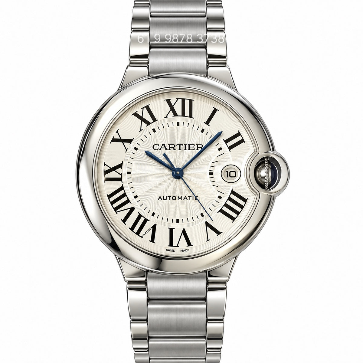 CARTIER BALLON BLEU BRANCO 42MM SUPER CLONE