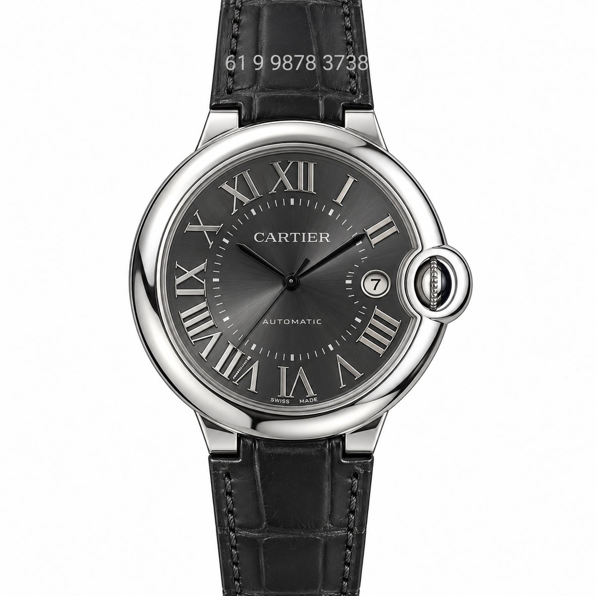CARTIER BALLON BLEU CINZA 42MM SUPER CLONE