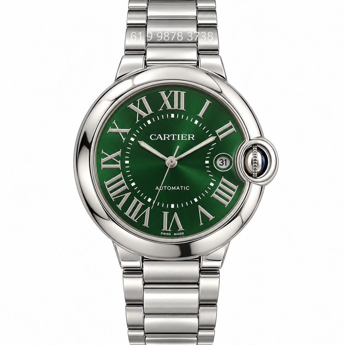 CARTIER BALLON BLEU VERDE 42MM SUPER CLONE