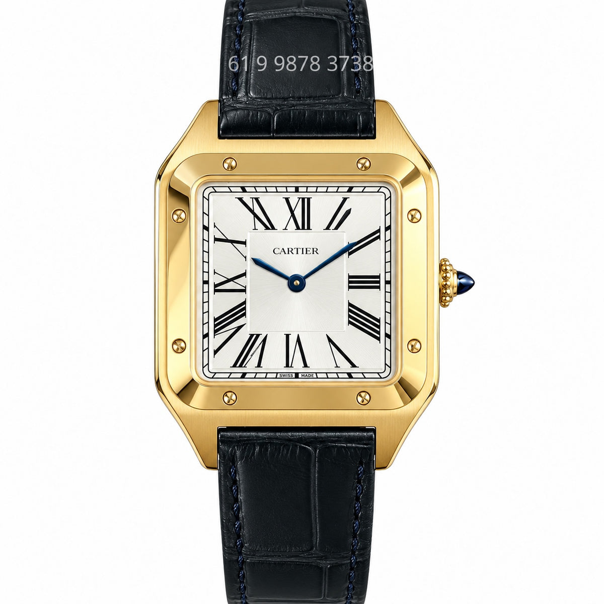 CARTIER SANTOS DUMONT DOURADO 34MM SUPER CLONE