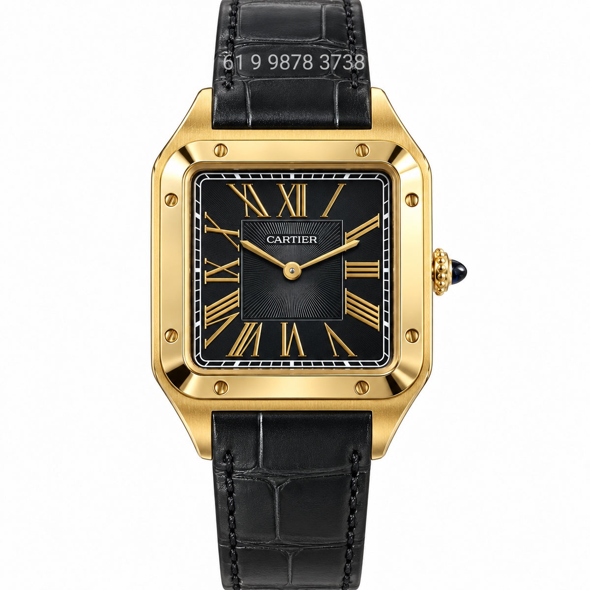 CARTIER SANTOS DUMONT DOURADO 31MM SUPER CLONE