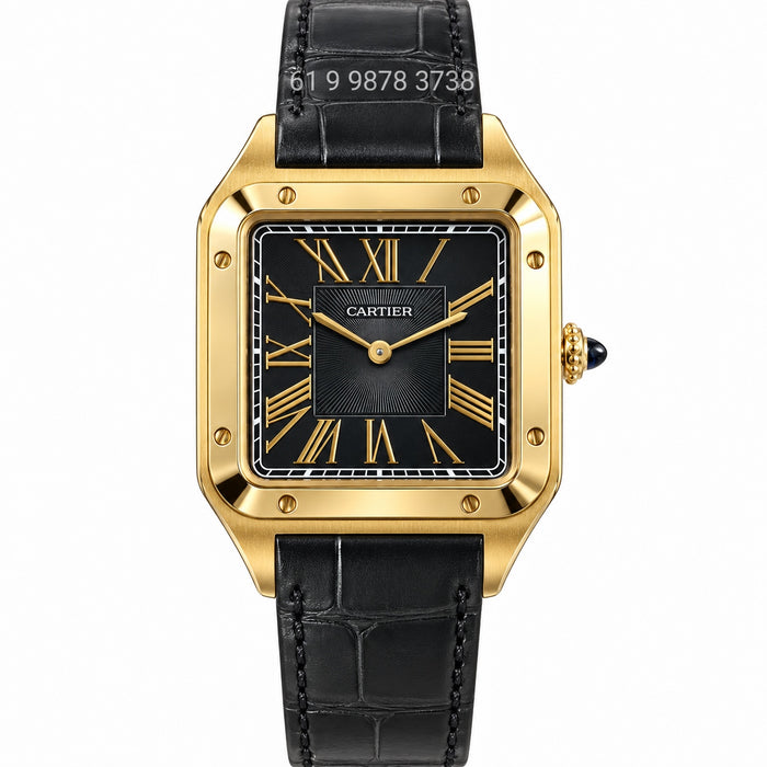 CARTIER SANTOS DUMONT DOURADO 31MM SUPER CLONE