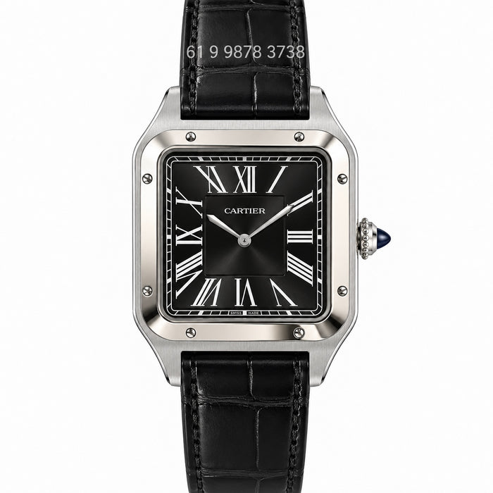 CARTIER SANTOS DUMONT PRATA 31MM SUPER CLONE