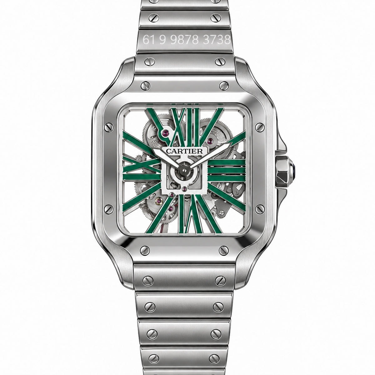 CARTIER SANTOS SKELETON 40MM SUPER CLONE