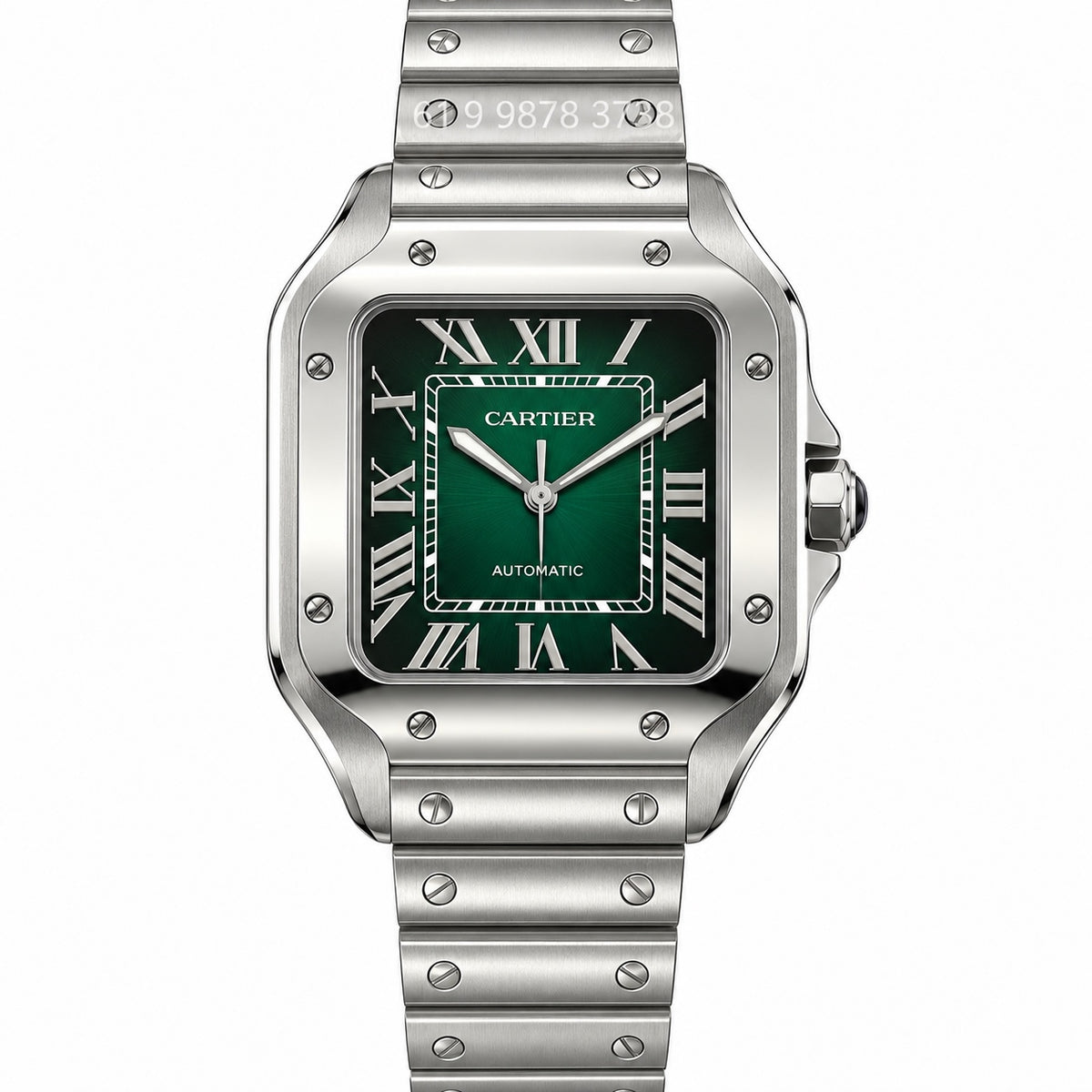 CARTIER SANTOS VERDE 35MM SUPER CLONE
