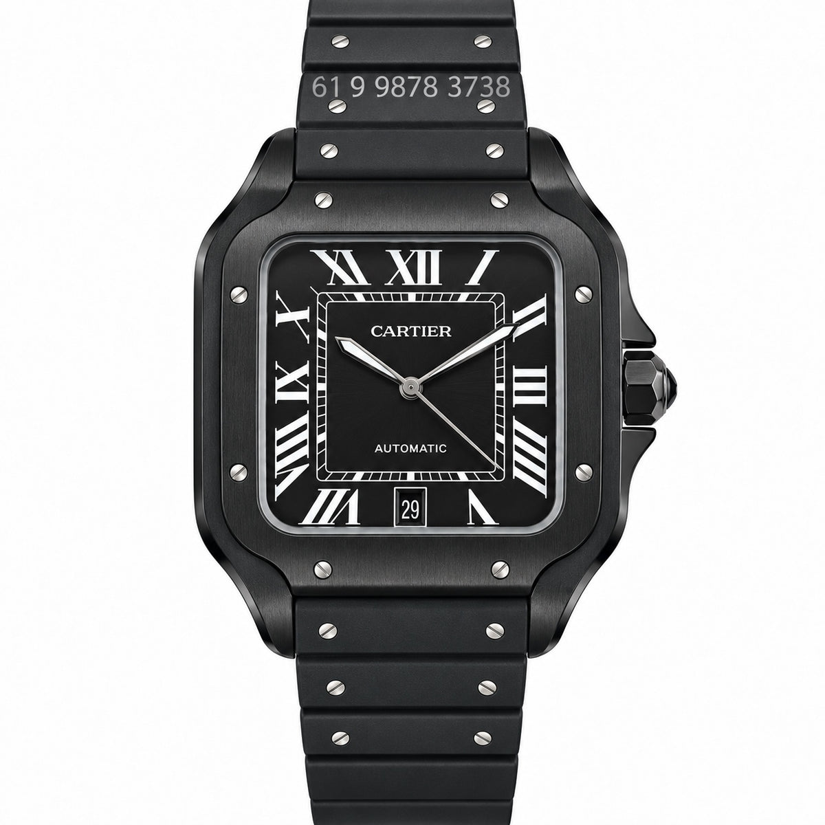 CARTIER SANTOS PRETO 40MM SUPER CLONE