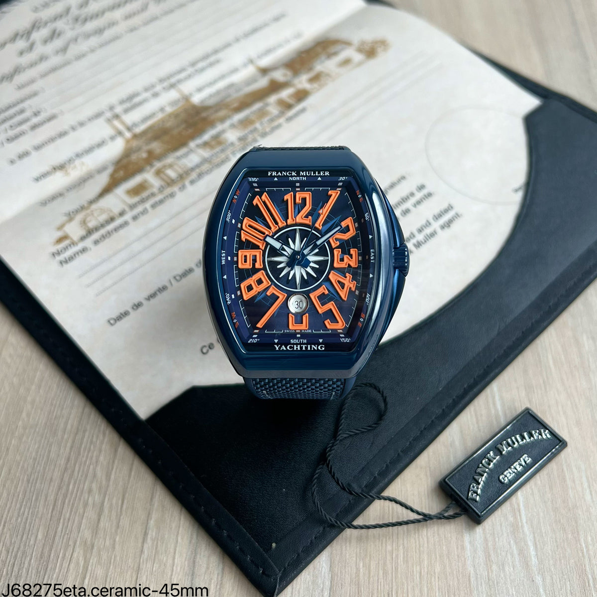 FRANCK MULLER VANGUARD YACHTING CERAMIC 45MM SUPER CLONE