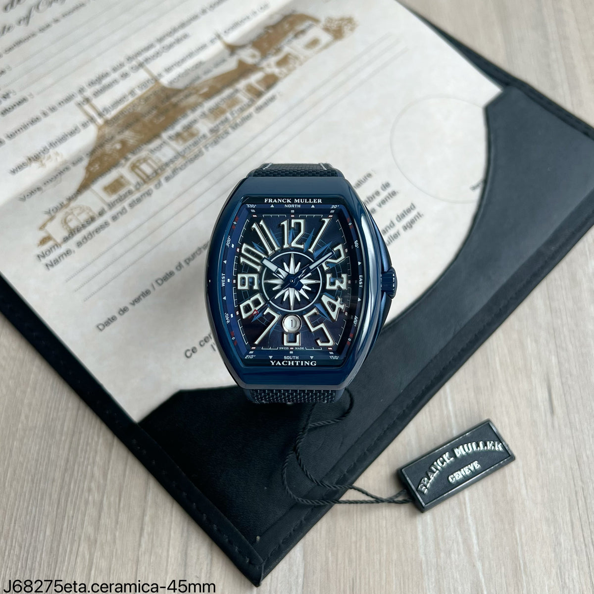 FRANCK MULLER VANGUARD YACHTING CERAMIC 45MM SUPER CLONE