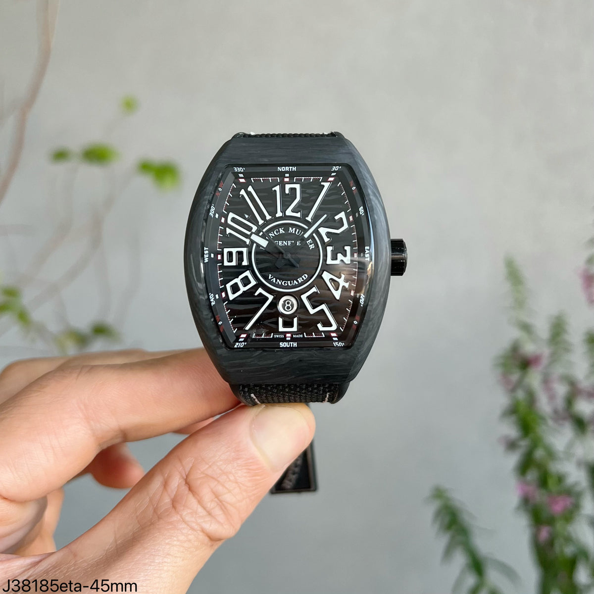 FRANCK MULLER VANGUARD CARBONO 45MM SUPER CLONE