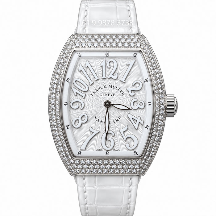 FRANCK MULLER VANGUARD BRILHANTES 33MM SUPER CLONE