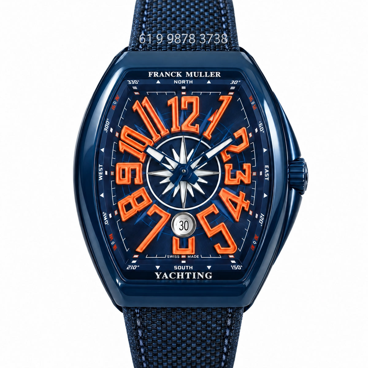 FRANCK MULLER VANGUARD YACHTING CERAMIC 45MM SUPER CLONE