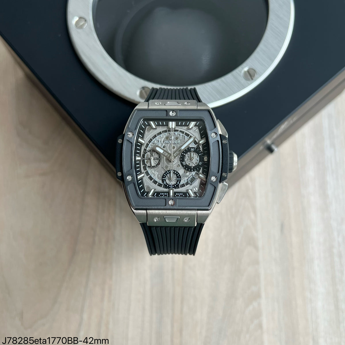 HUBLOT SPIRIT OF BIG BANG PRATA 42MM SUPER CLONE