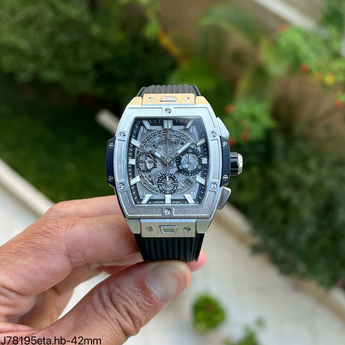 HUBLOT SPIRIT OF BIG BANG PRATA 42MM SUPER CLONE