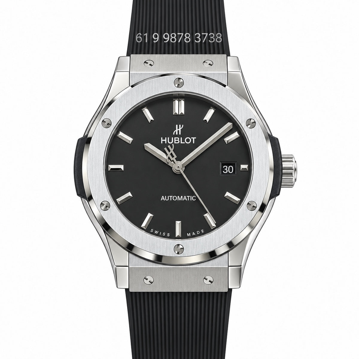HUBLOT CLASSIC FUSION PRATA PRETO 42MM SUPER CLONE