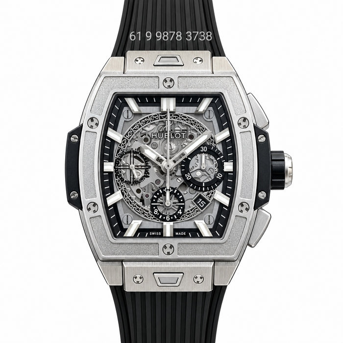 HUBLOT SPIRIT OF BIG BANG PRATA 42MM SUPER CLONE