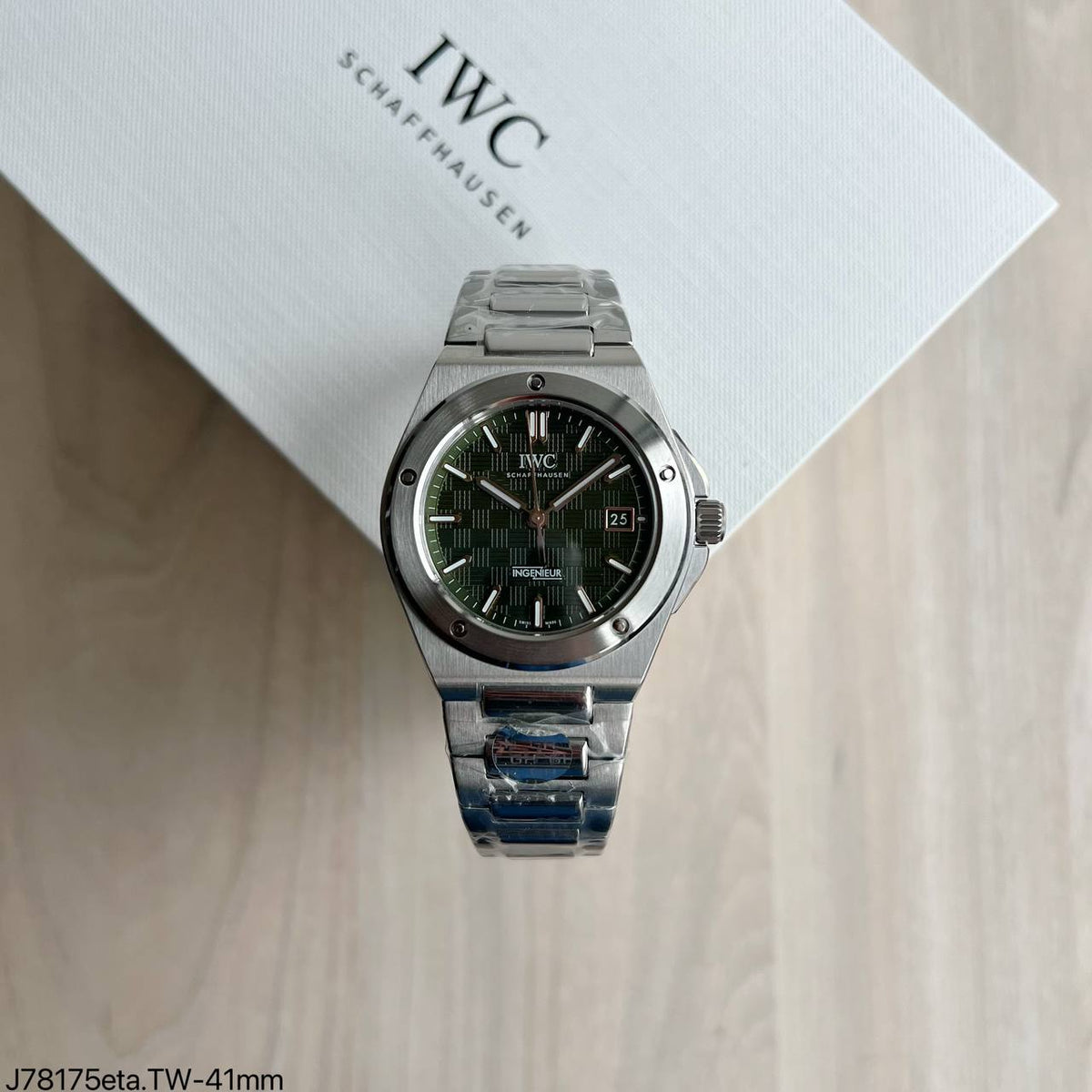 IWC INGENIEUR PRATA VERDE SUPER CLONE