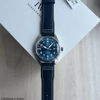 IWC MARK XVIII PRATA AZUL 40MM SUPER CLONE