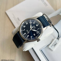 IWC MARK XVIII PRATA AZUL NYLON 40MM SUPER CLONE