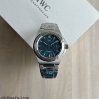 IWC INGENIEUR PRATA AZUL SUPER CLONE