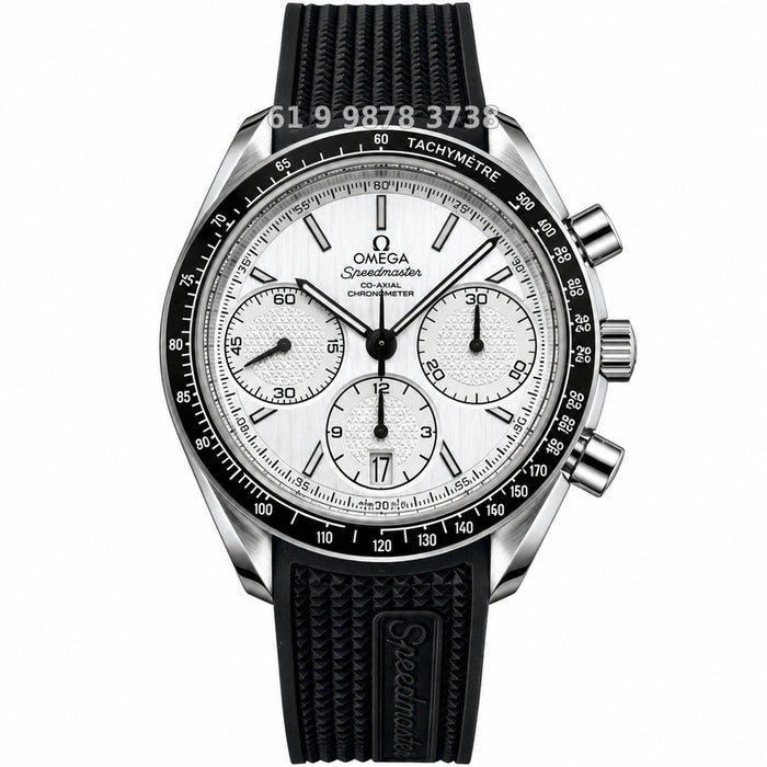 OMEGA SPEEDMASTER RACING BRANCO 40MM SUPER CLONE