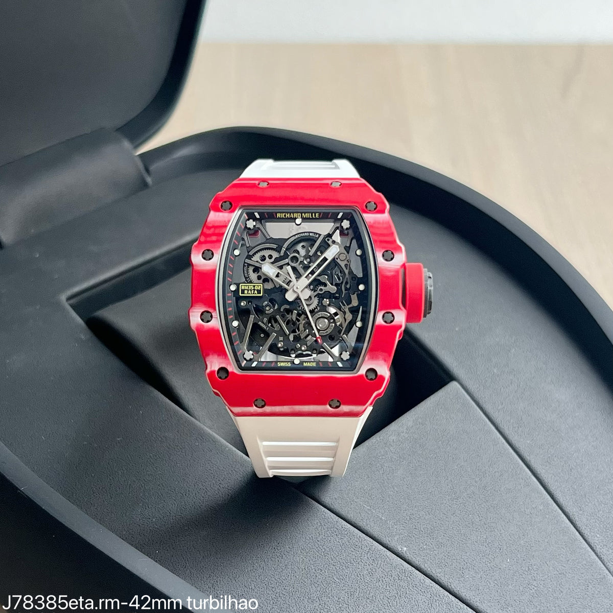 RICHARD MILLE RM 35-02 VERMELHO SUPER CLONE
