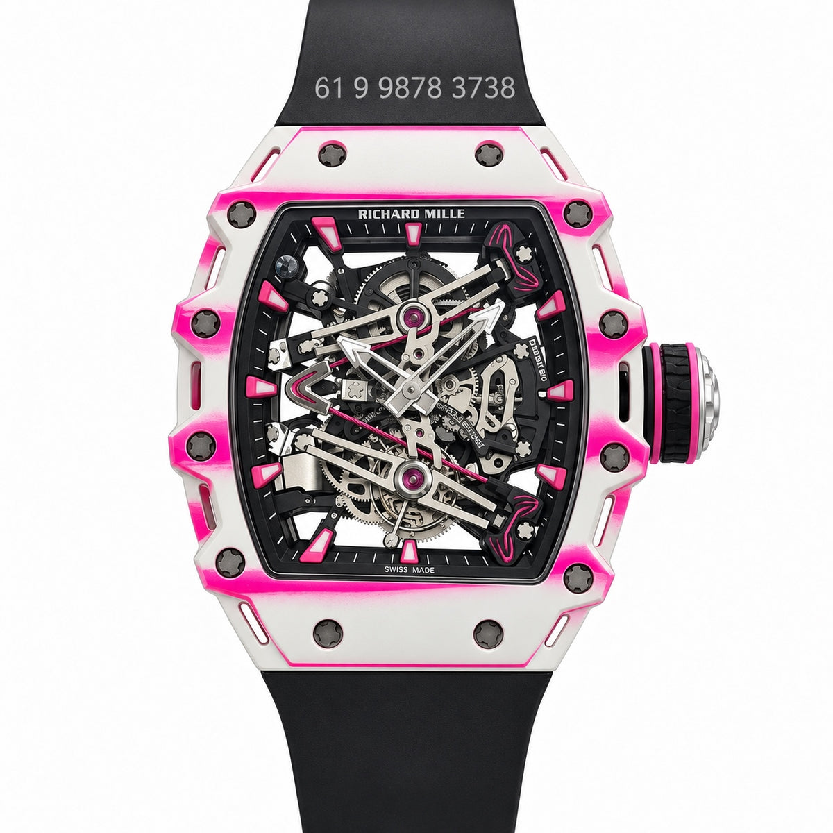 RICHARD MILLE RM 38-02 BRANCO SUPER CLONE